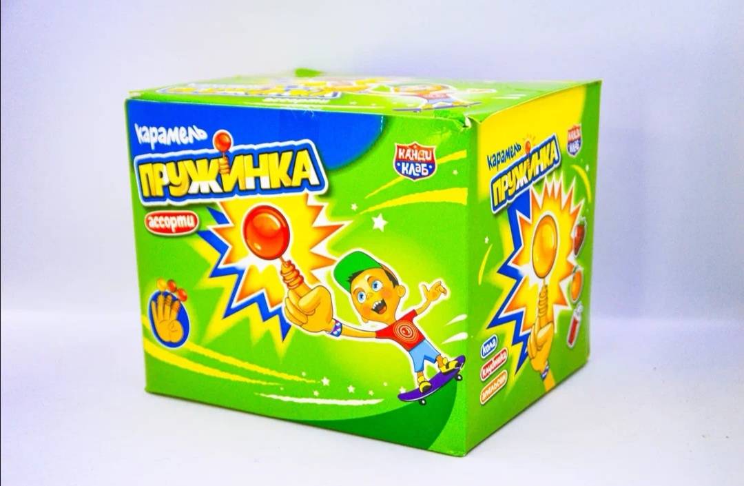 Карамель "Пружинка" ассорти 30 шт. уп.