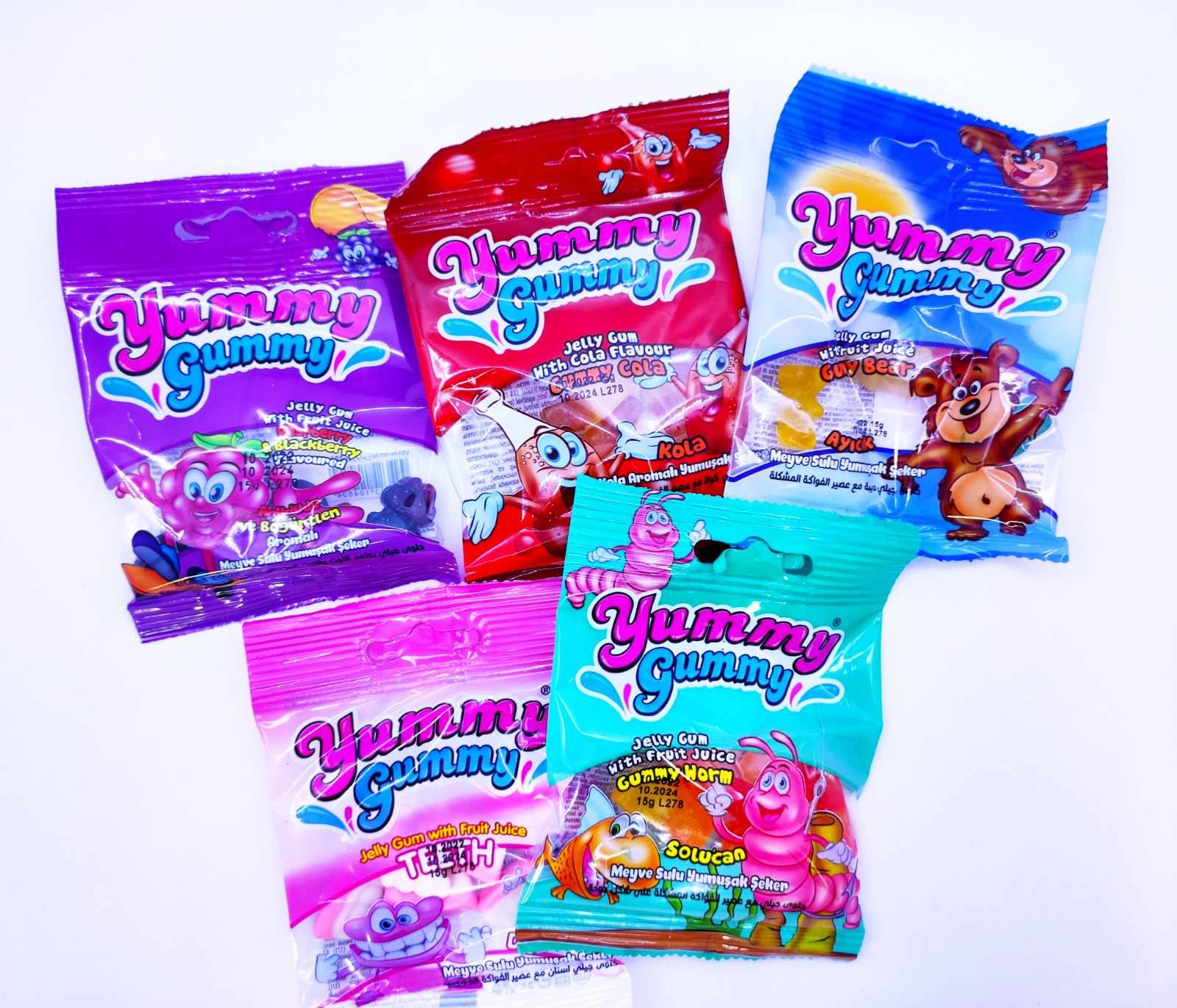 Мармелад  "Yummy gummy" mix 15гр*36шт*