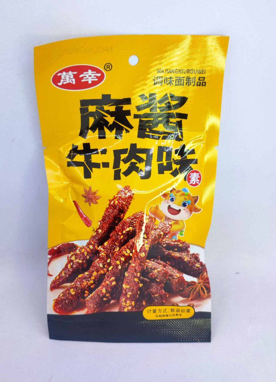 Снек соевый "Говядина в кунжуте" 30 шт. уп. (0436)