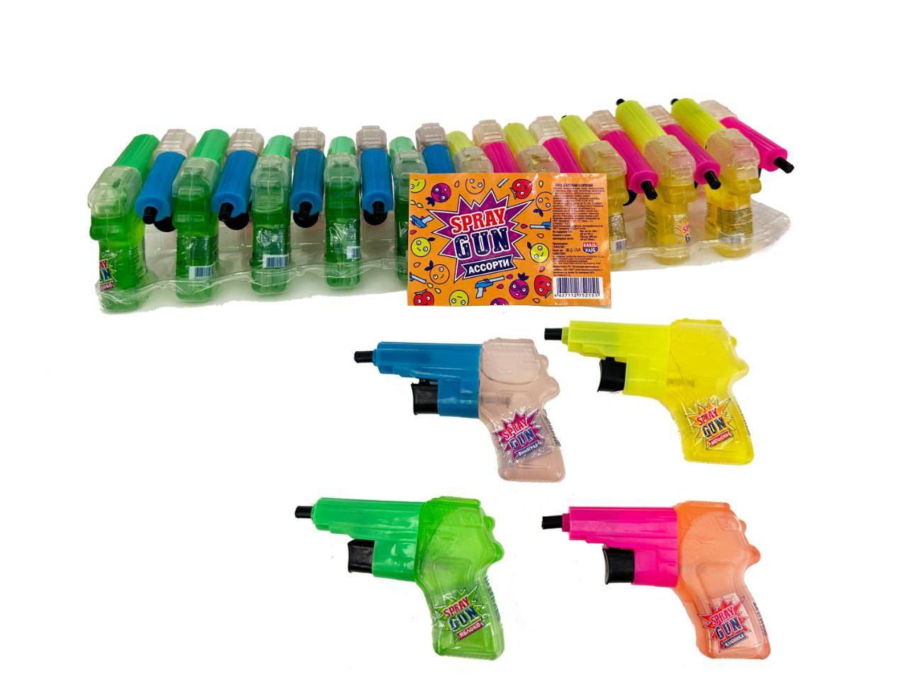 Жидкая конфета-спрей "SPRAY GUN" 20 мл. 20 шт. уп.